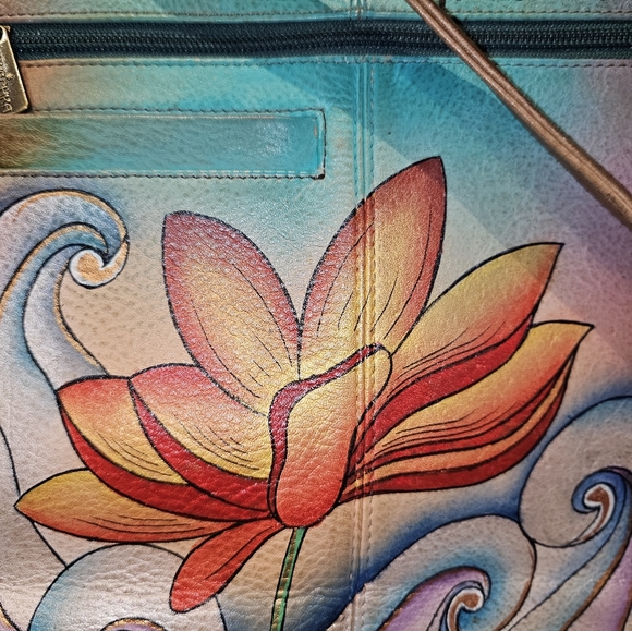 Anushka Leather flap crossbody and coin purse - Picture 10 of 16